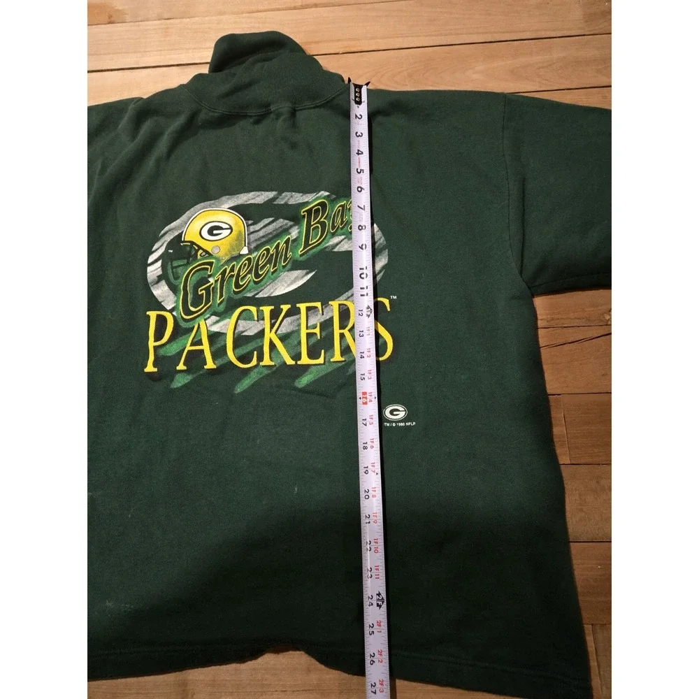 VTG 90s GREEN BAY PACKERS CLIFF ENGLE 1996 SPELL OUT SWEATSHIRT CREWNECK SIZE XL